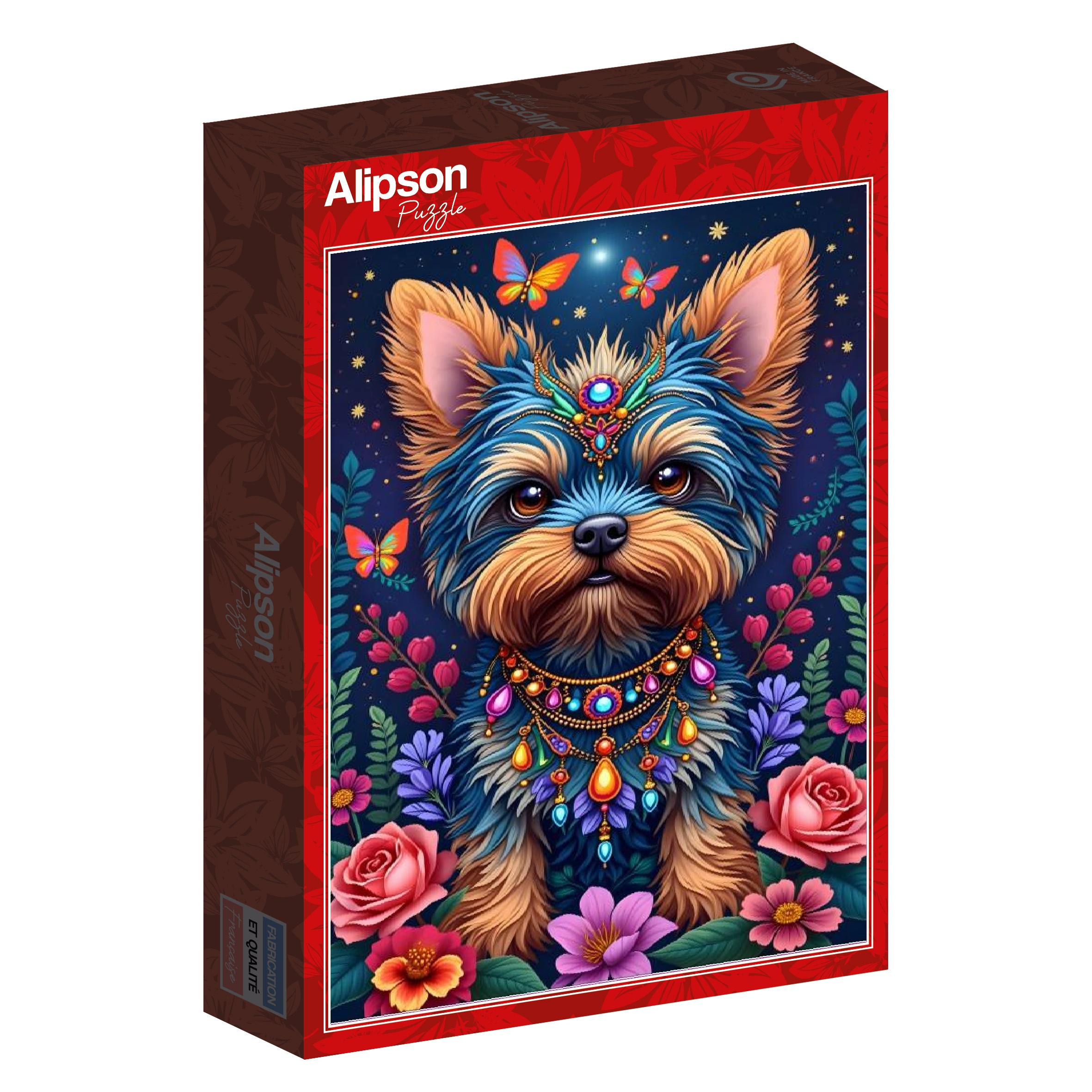 Dog in Flowerland – 1000 Teile Puzzle
