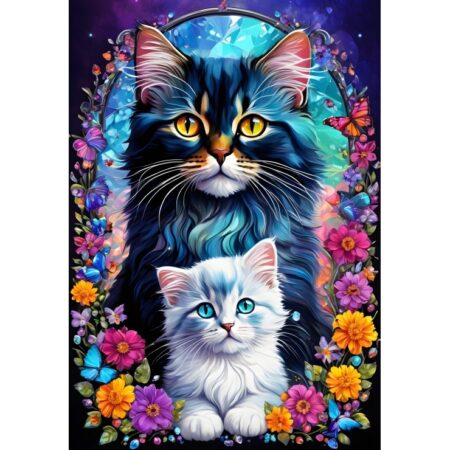 Cats - Maternal Love Collection - 1000 Teile Puzzle