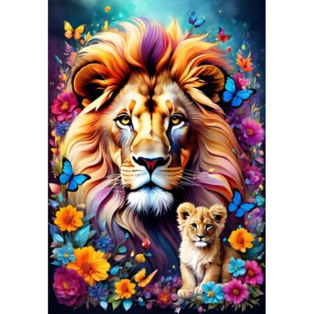 Lions - Maternal Love Collection - 1000 Teile Puzzle