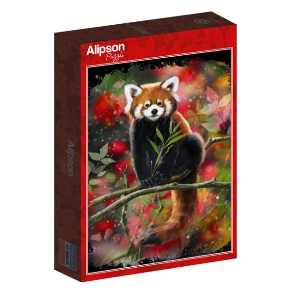 Red Panda sits on a Branch - 1000 Teile Puzzle – Bild 2