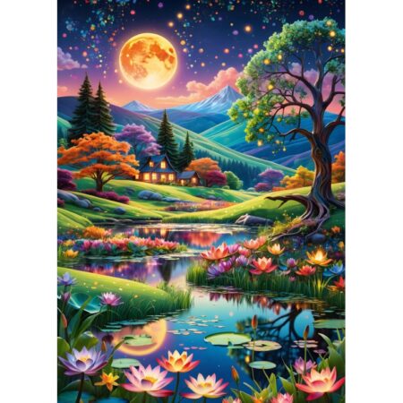 Full Moon Night - 500 Teile Puzzle