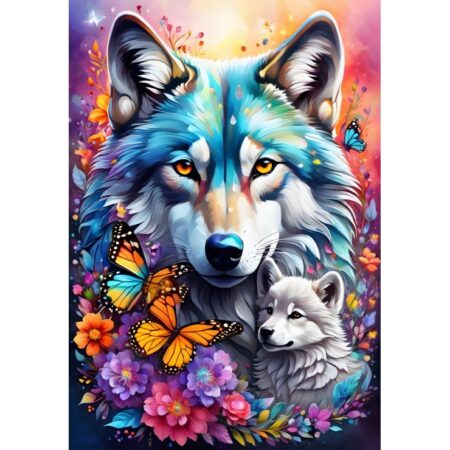 Wolves - Maternal Love Collection  - 1000 Teile Puzzle
