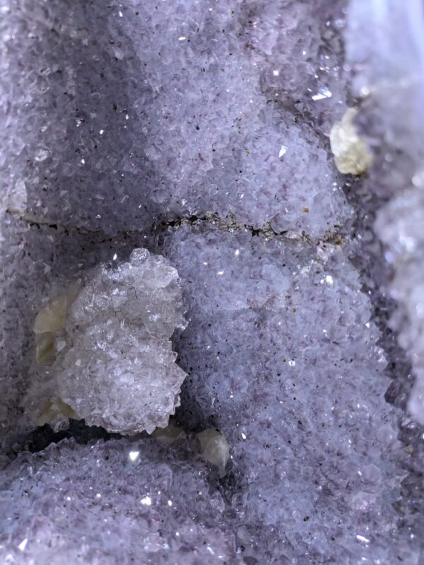 Amethystdruse mit Achatrand #404-GF – Bild 5