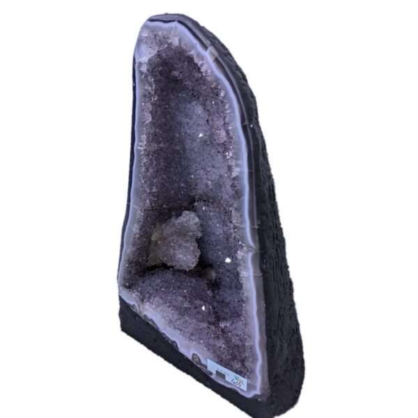 Amethystdruse mit Achatrand #404-GF – Bild 2