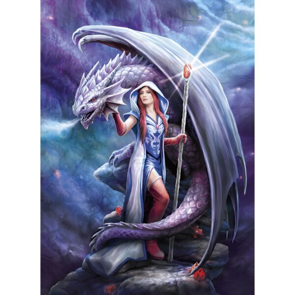 Anne Stokes - Dragon Mage - 1000 Teile Puzzle