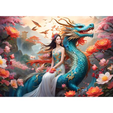 Blue Dragon - 500 Teile Puzzle