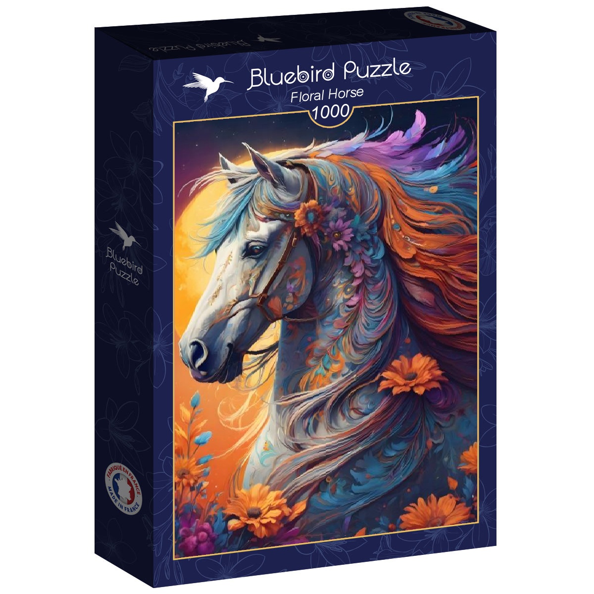 Floral Horse – 1000 Teile Puzzle