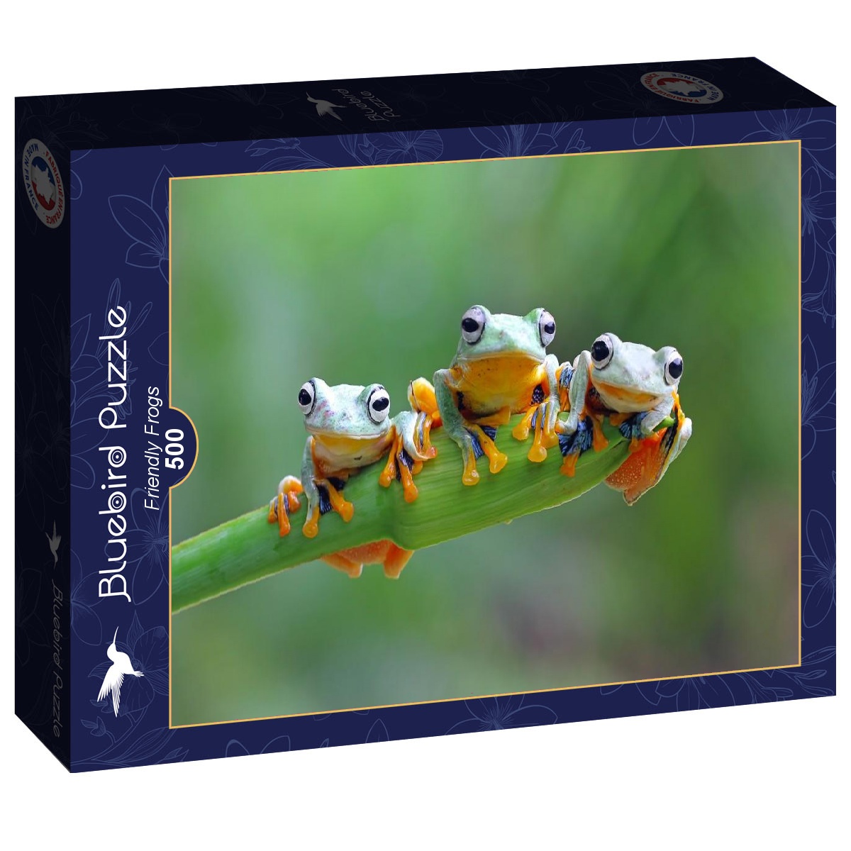 Friendly Frogs – 500 Teile Puzzle