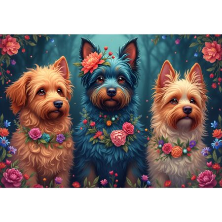 Dog Trio - 1000 Teile Puzzle