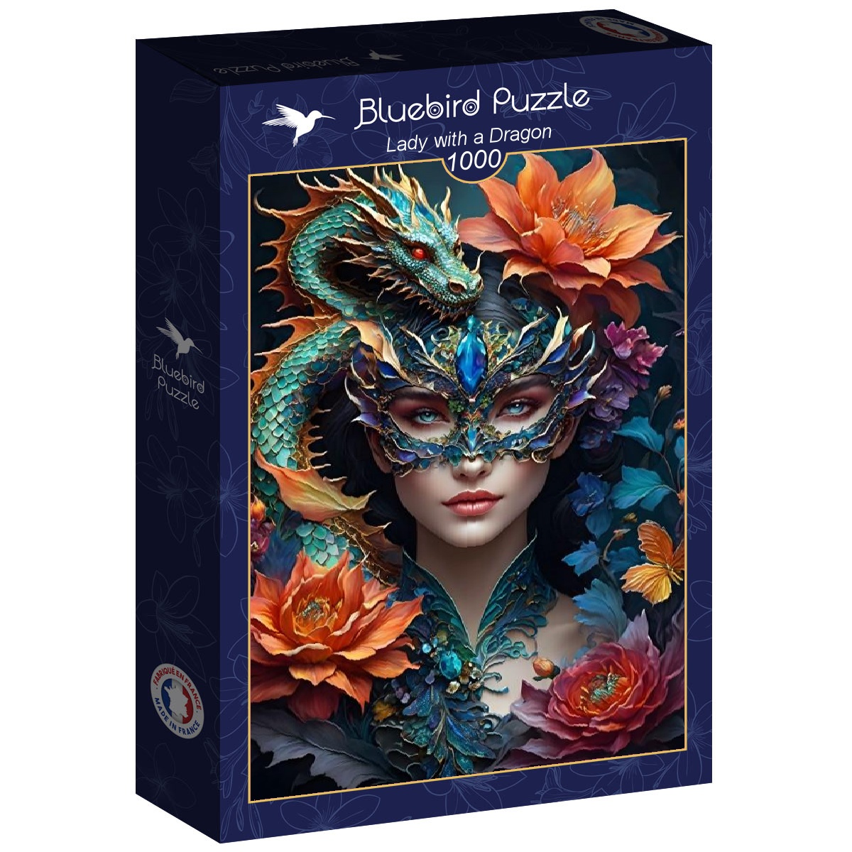 Lady with a Dragon – 1000 Teile Puzzle