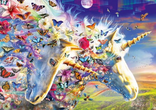 Unicorn Dream - 1000 Teile Puzzle - Box verblichen!