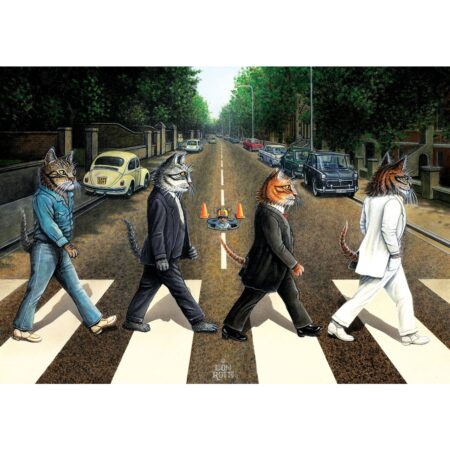 Cat Road - 1000 Teile Puzzle