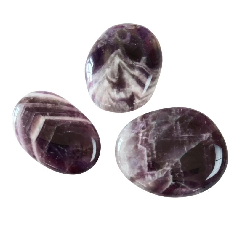 Amethystquarz (Chevron Amethyst) Chakrastein