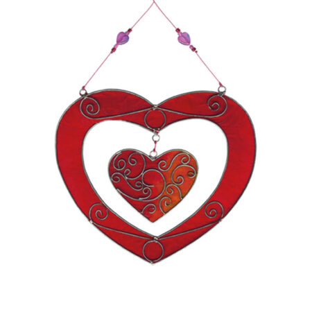 Herz in Herz Suncatcher