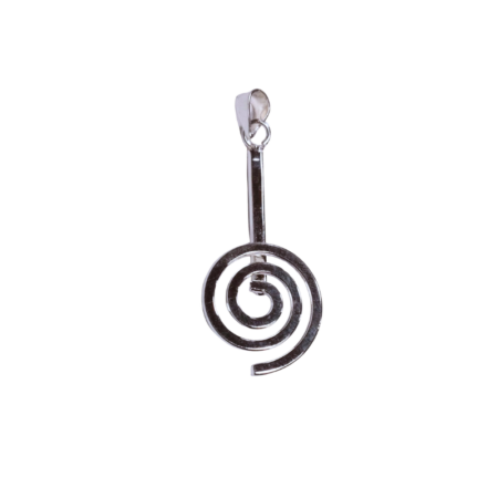Donuthalter Spirale silberfarbig