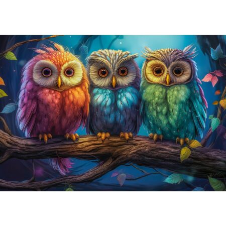 Three Little Owls - 1000 Teile Puzzle