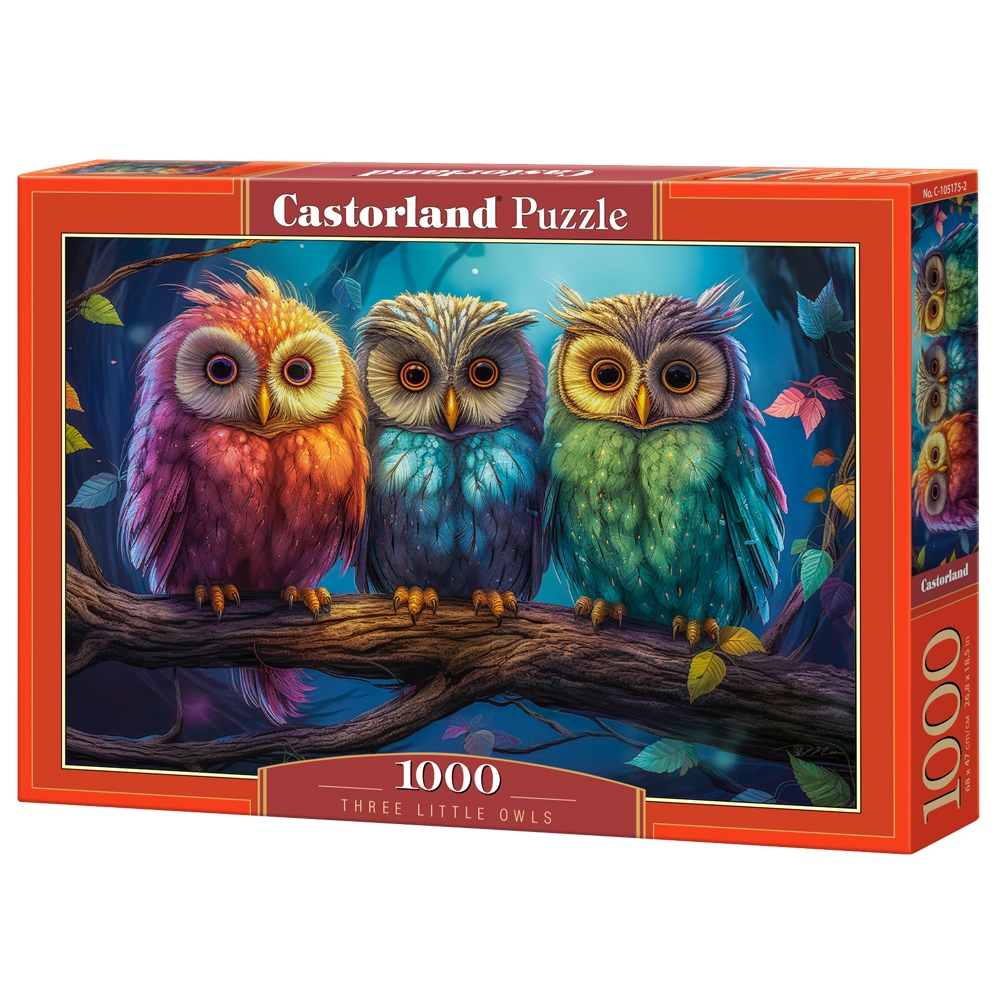 Three Little Owls – 1000 Teile Puzzle