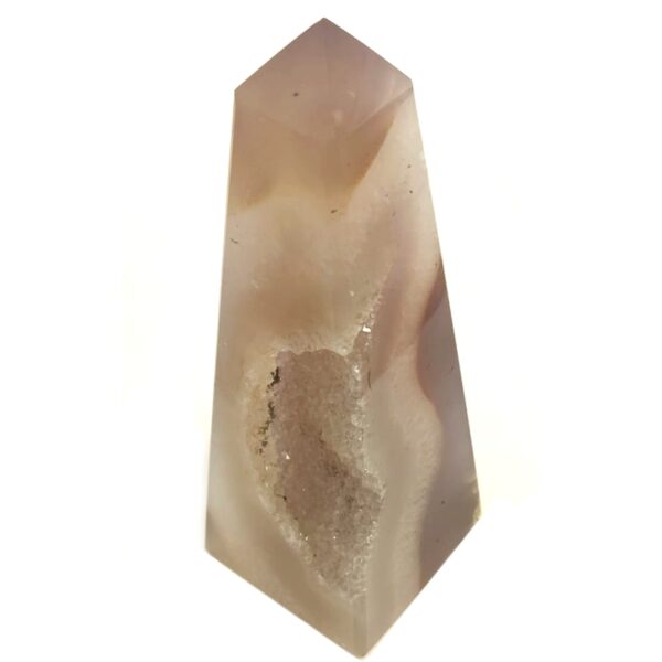 Druzy-Achat Obelisk