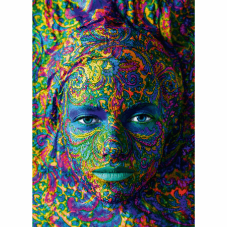 Face Art - Portrait of woman  - 1000 Teile Puzzle