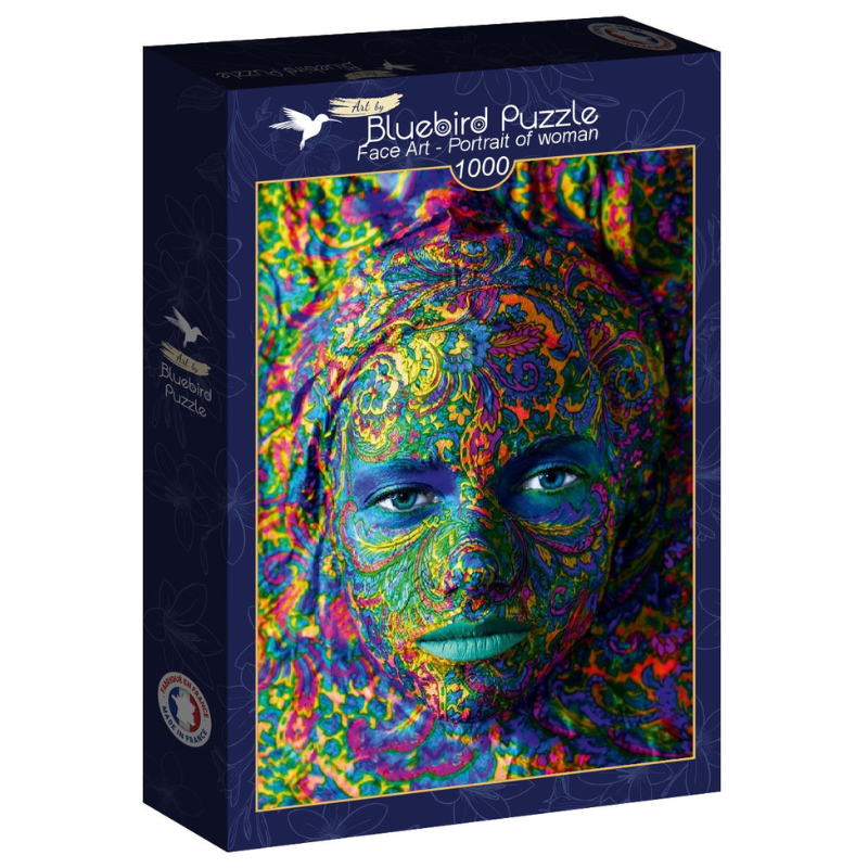 Face Art – Portrait of woman  – 1000 Teile Puzzle