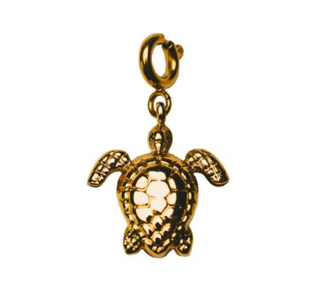Schildkröte Glückscharm - vergoldet