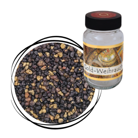 Weihrauchmischung - Gold - Glas