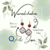 Wurzelchakra Ohrhaken mit rotem Jaspis – Bild 2