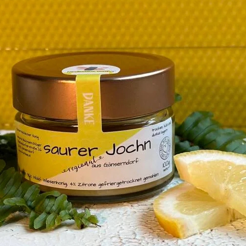 Saurer Jochn – Wald- und Wiesen-Cremehonig mit Zitrone