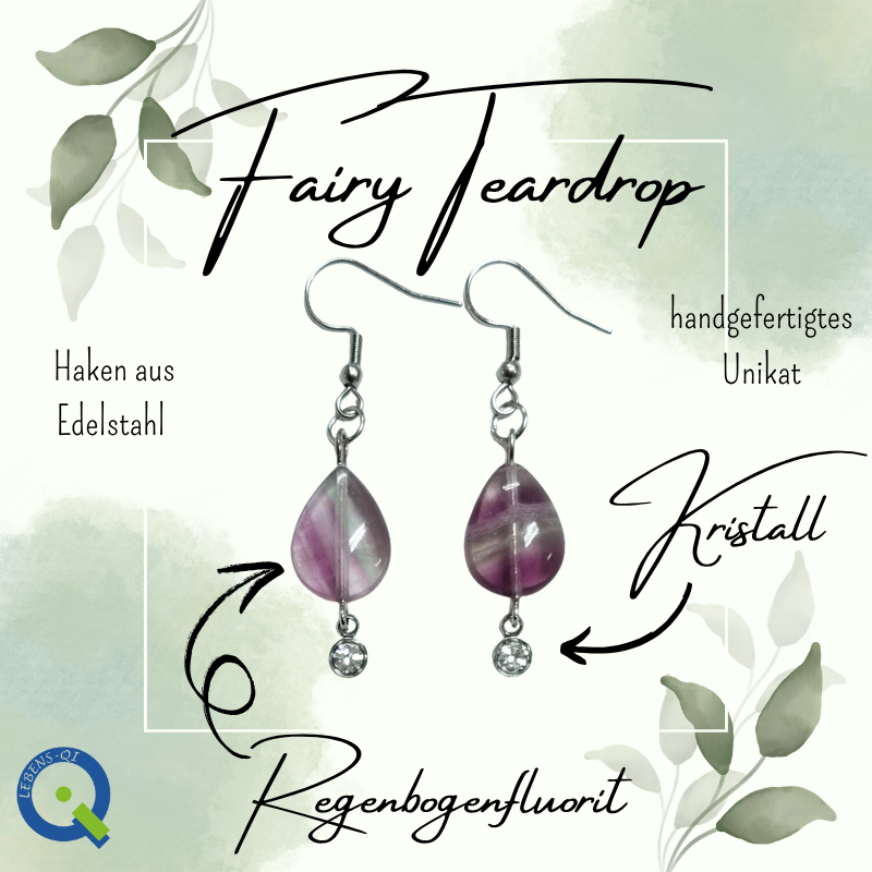Stein Ohrhaken – Fairy Teardrop