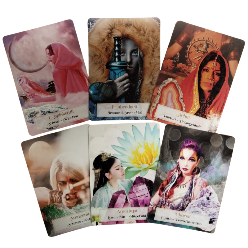 Göttinnen und Kristalle – Karten