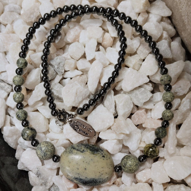 Steinkette - Trio Verde – Bild 3
