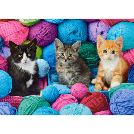 Kittens in a Yarn Store - 1000 Teile Puzzle