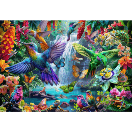 Tropical Hummingbirds - 1000 Teile Puzzle