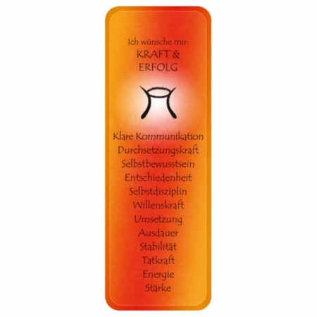 Wunscherfüllung Affirmationskärtchen Kraft & Erfolg