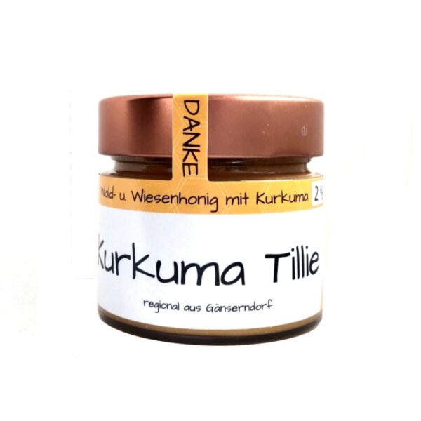 Kurkuma Tillie - Wald- und Wiesen-Cremehonig mit Kurkuma