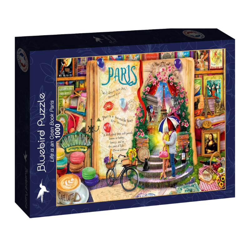 Life is an Open Book Paris – 1000 Teile Puzzle