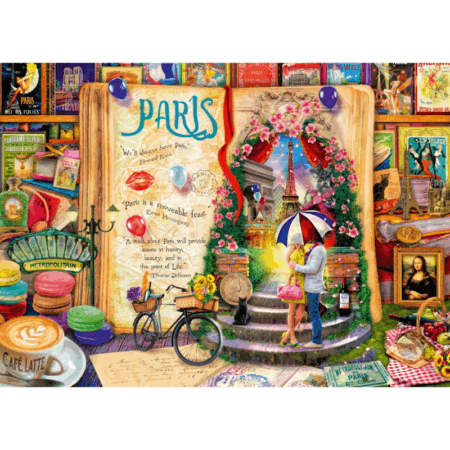 Life is an Open Book Paris - 1000 Teile Puzzle