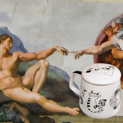 Kräuterteetasse Artist Cats