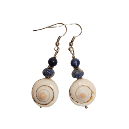 Sodalith Ohrhaken "Selbstbewusste Weiblichkeit"