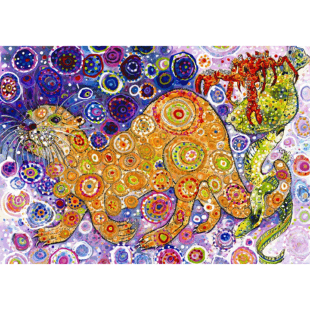 Otters Catch - 1500 Teile Puzzle