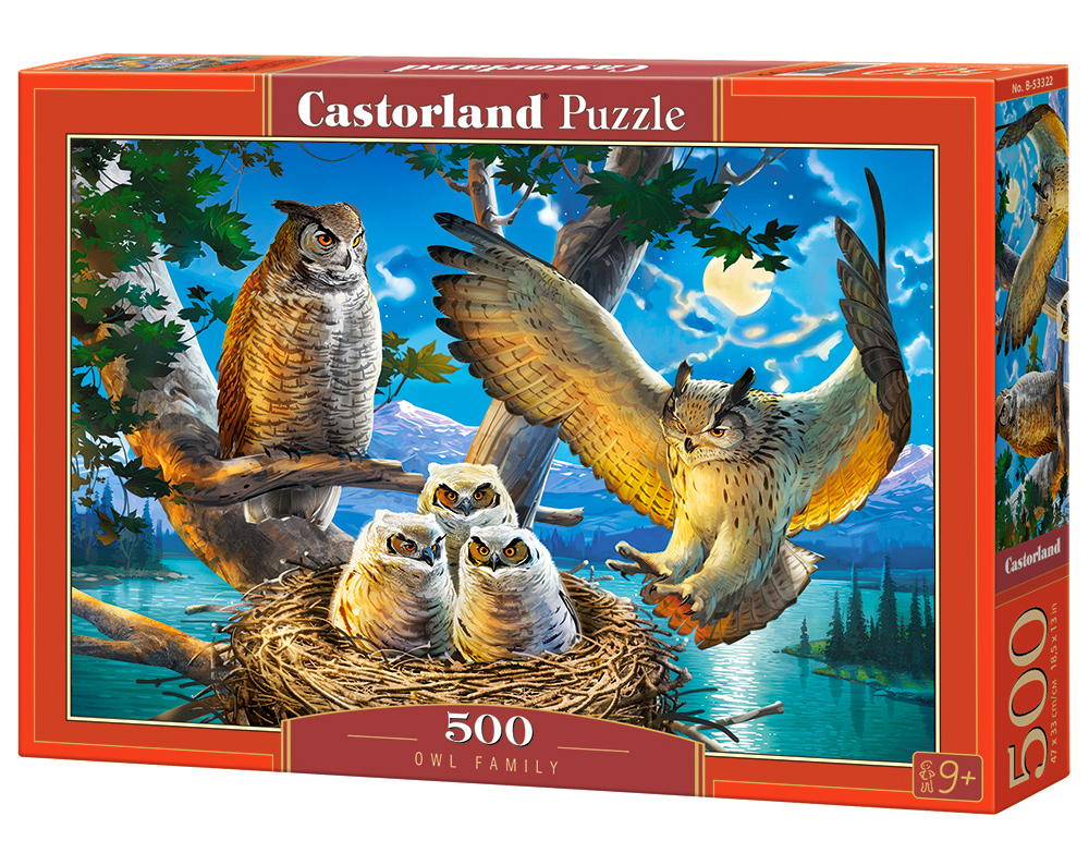 Owl Family – 500 Teile Puzzle