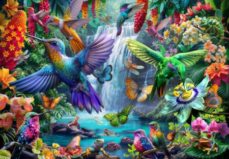 Tropical Hummingbirds - 1000 Teile Puzzle