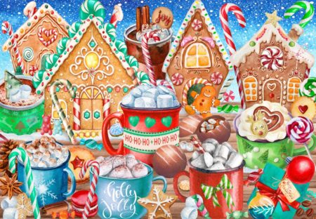 Zuckerstangen und Kakao - 1000 Teile Puzzle