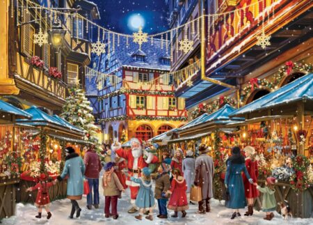 Zauberhafter Weihnachtsmarkt - 1500 Teile Puzzle