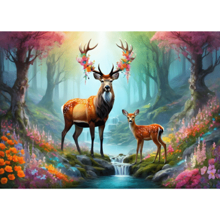 Cerf Majestueux - 500 Teile Puzzle