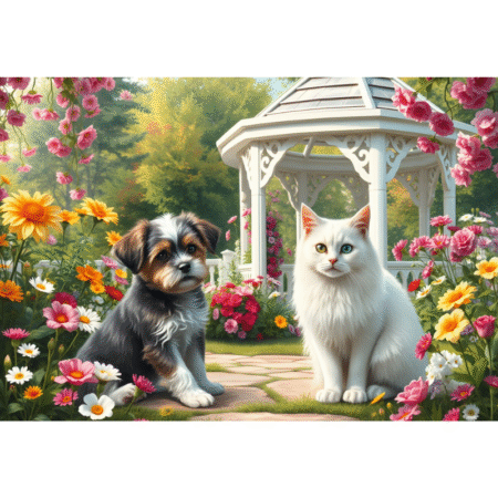 Companions in the Garden - 1000 Teile Puzzle