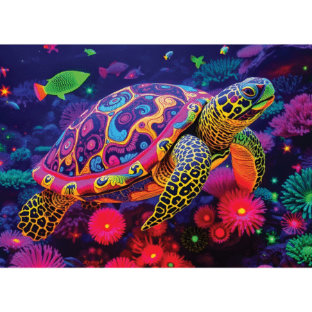 Rainbow Turtle - 500 Teile Puzzle
