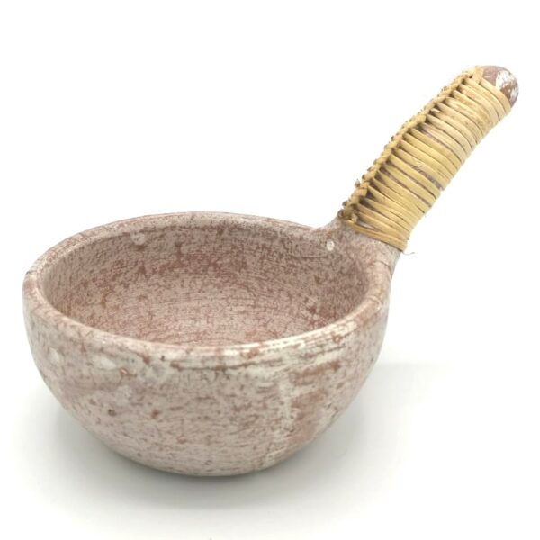 Ton Räucherschale beige