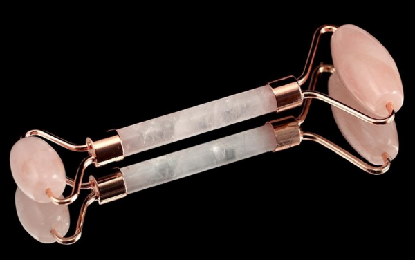 Rosenquarz Massage-Roller