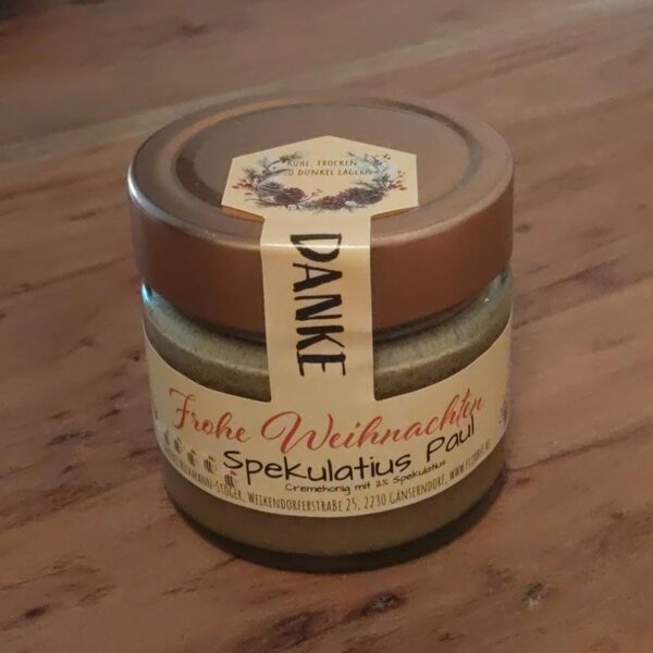 Spekulatius Paul - Wald- und Wiesen-Cremehonig mit Spekulatiusgeschmack – Bild 2